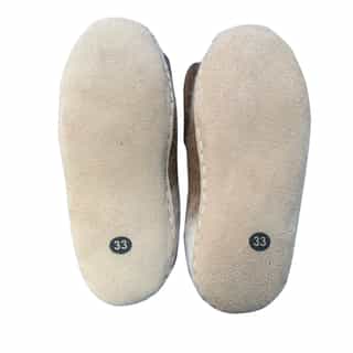 White Felt Slipper| 100% Natural | Made in Nepal
