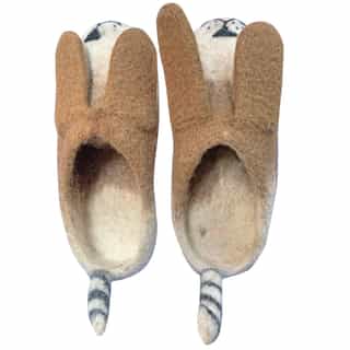 Animal Style Felt Slipper| 100% Natural | Made in Nepal