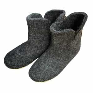 Gray Felt boot