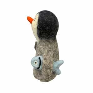 Felt Penguin Dog & Cat Toys – Handmade in Nepal | Eco-Friendly & Non-Toxic
