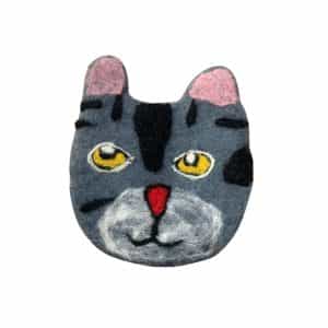 Handmade Cat Purse | Handmade in Nepal | Cute & Eco-Friendly Felt Accessory