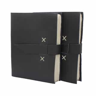 lokta paper diary_leather cover_1 Lokta Paper Leather Diary | Handmade in Nepal | Eco-Friendly Vintage Notebook