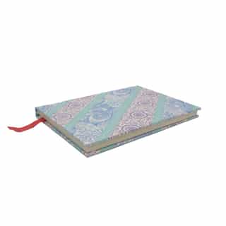 lokta paper diary_pattern blue cover_3 Lokta Paper Diary – Color Pattern Cover | Handmade in Nepal | Eco-Friendly Notebook