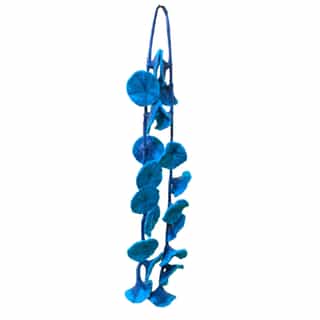 Blue Flower garland Handmade Felt Flower Garland – Eco-Friendly Wool Home & Event Décor | Wholesale from Nepal