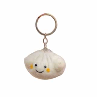 Mo Mo key rings Handmade Felt Key Rings – Animal, Vegetable & Custom Shapes | Eco-Friendly Wool Keychains Wholesale from Nepal