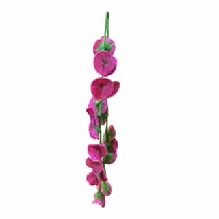 Pink Flower garland Handmade Felt Flower Garland – Eco-Friendly Wool Home & Event Décor | Wholesale from Nepal