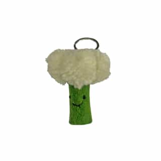 cauliflower Key ring Handmade Felt Key Rings – Animal, Vegetable & Custom Shapes | Eco-Friendly Wool Keychains Wholesale from Nepal