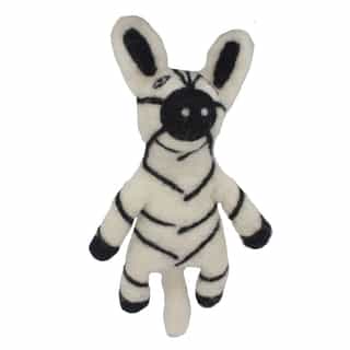 Felt animal_5 Handmade Felt Zebra Toy – Eco-Friendly Wool Toy | Wholesale from Nepal