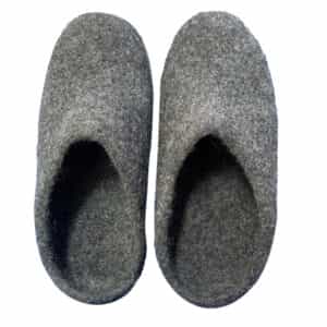 Handmade Plain Felt Slippers – 100% Wool, Minimalist Eco-Friendly Comfort for All Seasons | 100% Natural | Made in Nepal