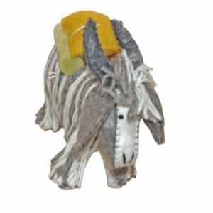 Handmade Felt Yak – 100% Wool Toy | Ethical Wholesale from Nepal