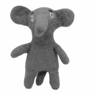 Handmade Felt Elephant Toy – Eco-Friendly Wool Chew Toy | Wholesale from Nepal