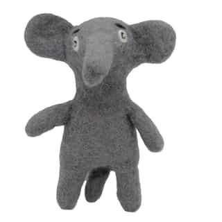 elephant Handmade Felt Elephant Toy – Eco-Friendly Wool Chew Toy | Wholesale from Nepal