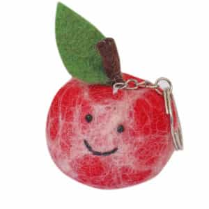 Handmade Felt Key Rings – Animal, Vegetable & Custom Shapes | Eco-Friendly Wool Keychains Wholesale from Nepal