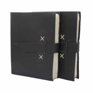 Lokta Paper Leather Diary | Handmade in Nepal | Eco-Friendly Vintage Notebook