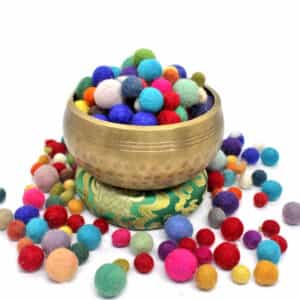 Wholesale Wool Felt Balls – 1cm, 2cm, 3cm | 100% Handmade from Nepal | Eco-Friendly & Customizable