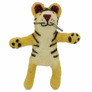 tiger Handmade Felt Tiger Toy – Natural Wool Toy | Eco-Friendly Wholesale from Nepal